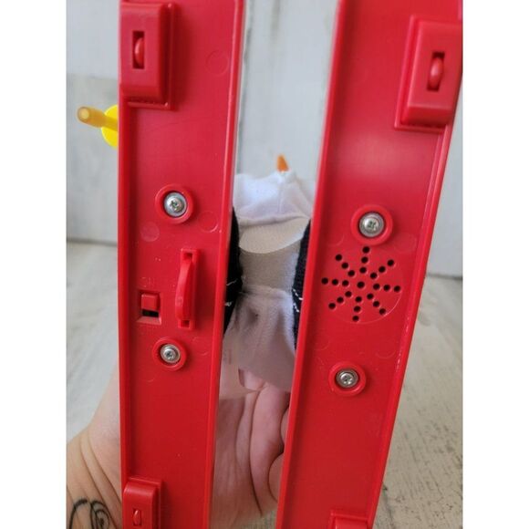 Ski skiing singing snowman AS IS plush Xmas decor - Picture 8 of 9